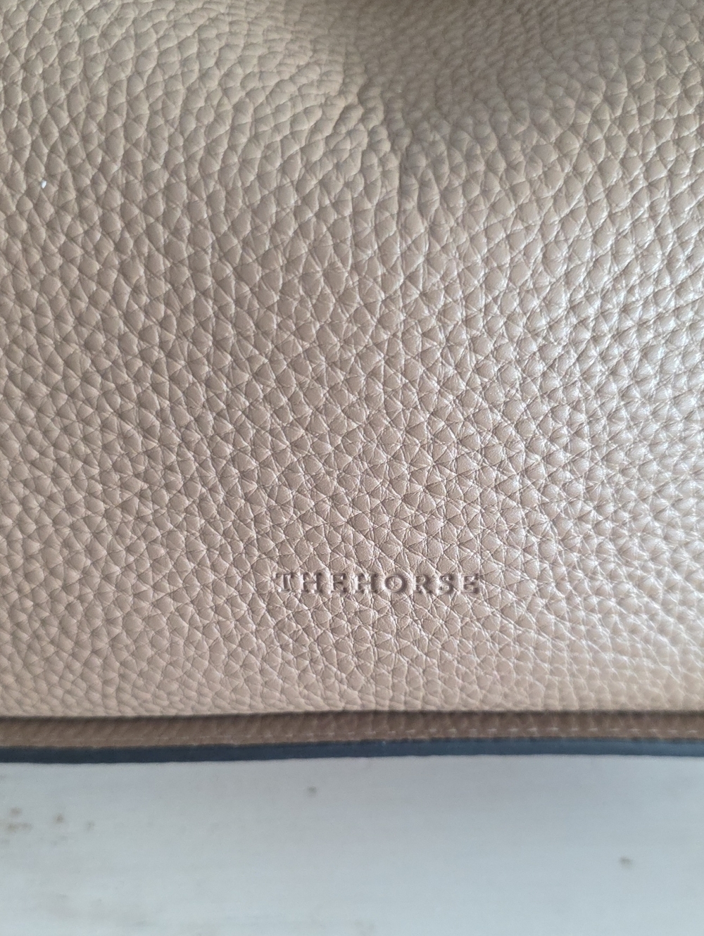 The Horse Clementine Bag In Pebbled Taupe - Picture 2 of 12